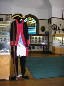 Artifacts on display in the museum