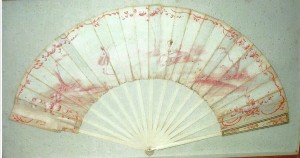 A fan for the British ship, Hannah, captured during the Revolution