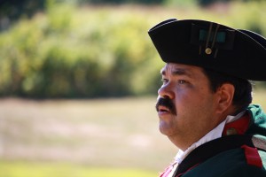 Re-enactors at the Battle of Groton Heights, Fort Griswold Battlefield in Groton, CT