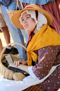 Re-enactors at the Battle of Groton Heights, Fort Griswold Battlefield in Groton, CT