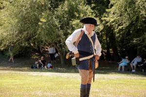 Re-enactors on Septemebr 6, 2015 at the Battle of Groton Heights, Fort Griswold Battlefield in Groton, CT