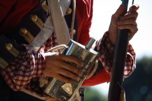 Reenactment of Battle of Groton Heights at Fort Griswold