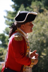 Benedict Arnold at the Ebenezer Avery House at Fort Griswold in Groton, CT