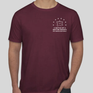 Fort Griswold Battlefield TShirt - fort outline design